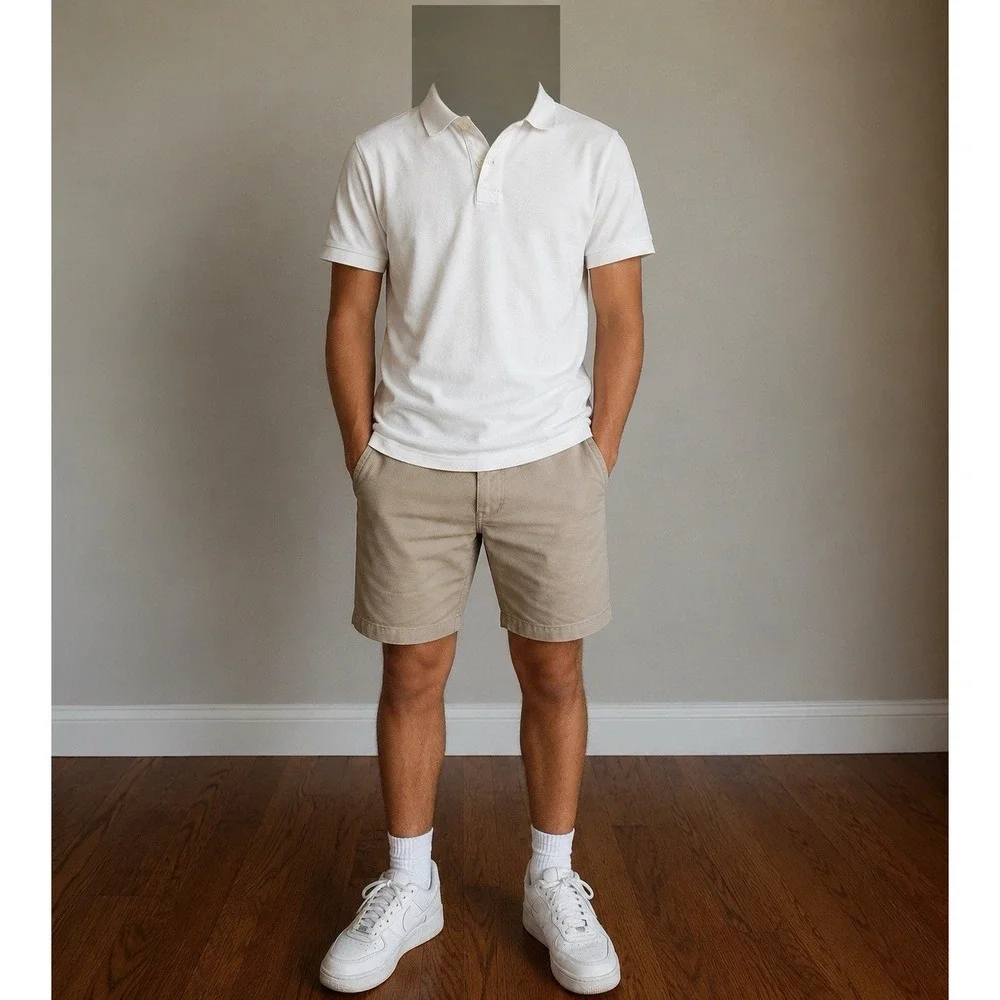 Abercrombie Kids White Polo Shirt Boys XL 16 Short Sleeve Cotton Classic Casual